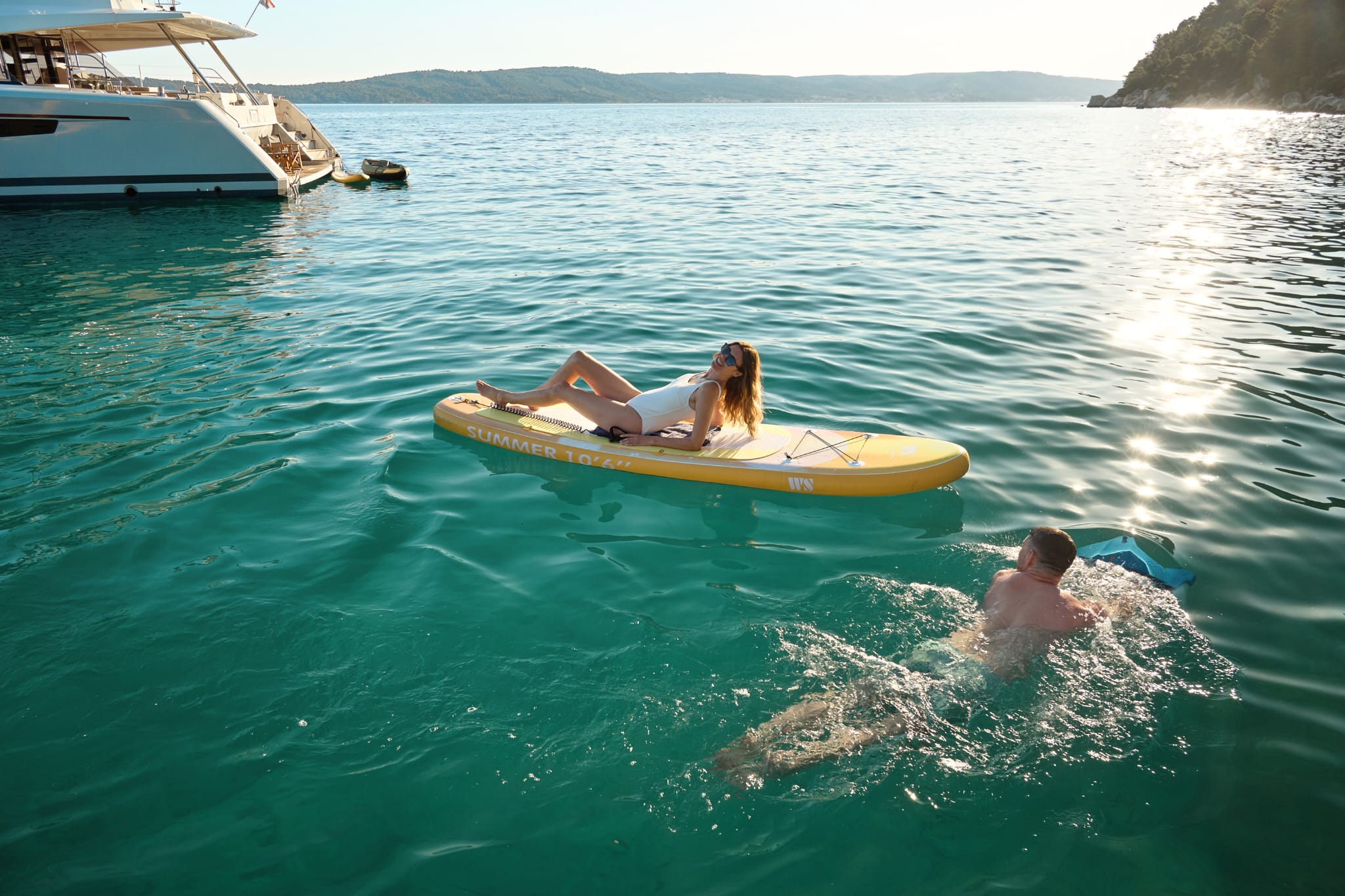 Water sports aboard NIKA I